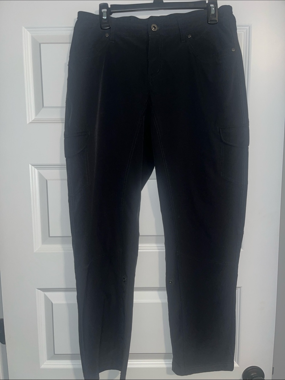 KUHL Freeflex Roll Up Pant Womens 12 Short blue gray Hiking Cargo Outdoor